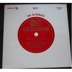 Benny Goodman The Alternate Goodman - Vol. IX Vinyl LP USED