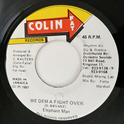 Elephant Man We Dem A Fight Over USED VINYL 7INCH 45 RPM