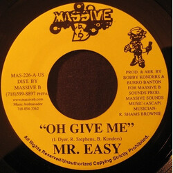 King Kong / Mr. Easy Bag Juice & Cheese Chips / Oh Give Me USED VINYL 7INCH 45 RPM