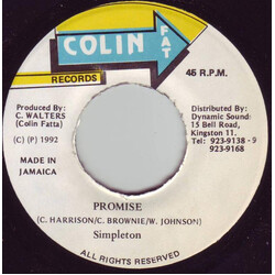 Simpleton Promise USED VINYL 7INCH 45 RPM