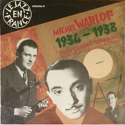 Michel Warlop Michel Warlop 1934-1938 Avec Django Reinhardt - Tome 1 Vinyl LP USED