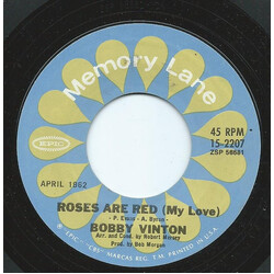 Bobby Vinton Roses Are Red (My Love) / Rain Rain Go Away USED VINYL 7INCH REISSUE