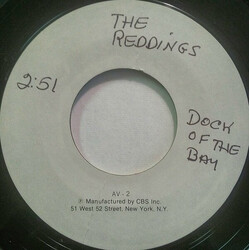 The Reddings Dock Of The Bay USED VINYL 7INCH 45 RPM SINGLE SIDED TEST PRESSING