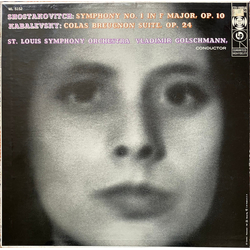 Dmitri Shostakovich / Dmitry Kabalevsky / Saint Louis Symphony Orchestra / Vladimir Golschmann Symphony No. 1 In F Major, Op. 10 / Colas Breugnon Suit