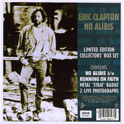 Eric Clapton No Alibis Vinyl Box Set USED USED VINYL 7INCH 45 RPM SINGLEBOX SET LIMITED EDITION