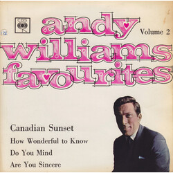 Andy Williams Andy Williams Favourites Volume 2 USED VINYL 7INCH 45 RPM EP