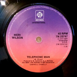 Meri Wilson Telephone Man USED VINYL 7INCH 45 RPM SINGLE