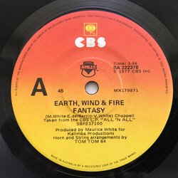 Earth, Wind & Fire Fantasy USED VINYL 7INCH 45 RPM SINGLE STEREO