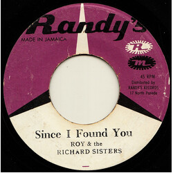 Roy Richards / The Richards Sisters Since I Found You / Come With Me USED VINYL 7INCH 45 RPM SINGLE