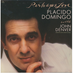 Placido Domingo / John Denver Perhaps Love Vinyl LP USED