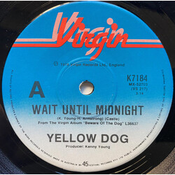 Yellow Dog Wait Until Midnight USED VINYL 7INCH SINGLE