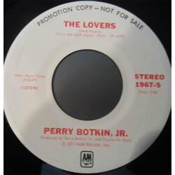 Perry Botkin Jr. The Lovers Vinyl 7" USED