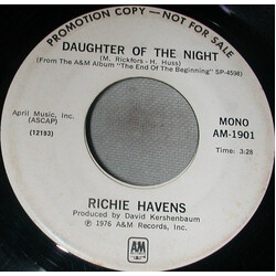 Richie Havens Daughter Of The Night USED VINYL 7INCH 45 RPM PROMO STEREO MONO