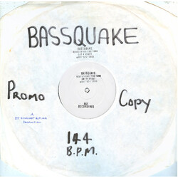 Bassquake Headstrong / The Yamo USED VINYL 12INCH 45 RPM WHITE LABEL PROMO