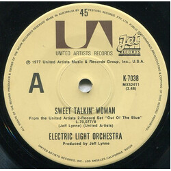 Electric Light Orchestra Sweet Talkin' Woman USED VINYL 7INCH 45 RPM SINGLE