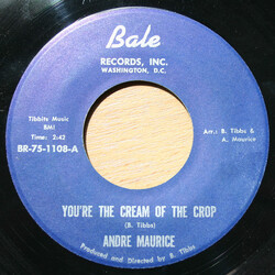 André Maurice (2) You're The Cream Of The Crop USED VINYL 7INCH 45 RPM