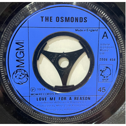 The Osmonds Love Me For A Reason USED VINYL 7INCH 45 RPM SINGLE