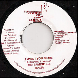 Determine / Dasia / Tanto Marijuana I Want You More / Baby Girl USED VINYL 7INCH 45 RPM