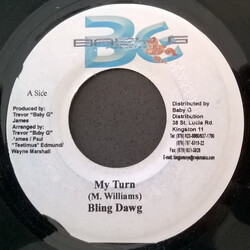 Bling Dawg My Turn USED VINYL 7INCH 45 RPM