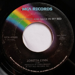 Loretta Lynn Out Of My Head And Back In My Bed USED VINYL 7INCH 45 RPM SINGLE