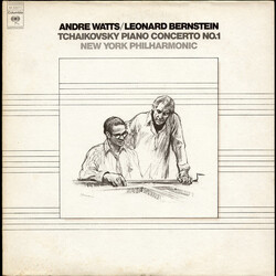 André Watts / Leonard Bernstein / The New York Philharmonic Orchestra / Pyotr Ilyich Tchaikovsky Piano Concerto No. 1 Vinyl LP USED