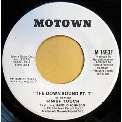 Finished Touch The Down Sound Pt. 1 / Pt. 2 USED VINYL 7INCH 45 RPM SINGLE MISPRINT PROMO