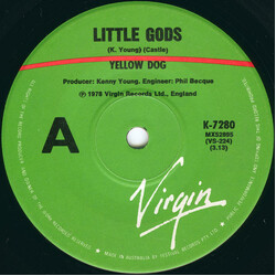 Yellow Dog Little Gods USED VINYL 7INCH 45 RPM