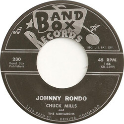 Chuck Mills / The Monarchs (9) Johnny Rondo / Angel Eyes USED VINYL 7INCH 45 RPM
