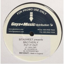 Brotherly Put It Out USED VINYL 12INCH PROMO