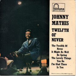 Johnny Mathis The Twelfth Of Never USED VINYL 7INCH 45 RPM EP
