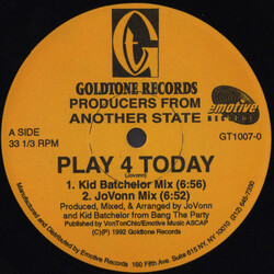 Producers From Another State Play 4 Today VINYL 12" USED