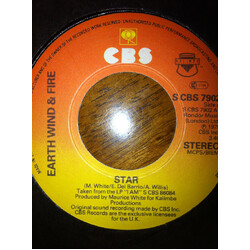 Earth, Wind & Fire Star USED VINYL 7INCH 45 RPM SINGLE STEREO