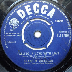 Kenneth McKellar Falling In Love With Love USED VINYL 7INCH 45 RPM SINGLE