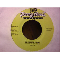 Mr. G (2) Question (Raw) / Question (Edited) USED VINYL 7INCH