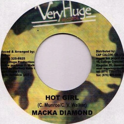 Macka Diamond / Gabriel (5) Hot Girl / Good Fi Yu USED VINYL 7INCH 45 RPM STEREO