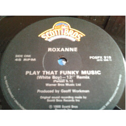 Roxanne (8) Play That Funky Music USED VINYL 12INCH SINGLE