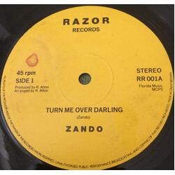 Zando Turn Me Over Darling USED VINYL 12INCH 45 RPM