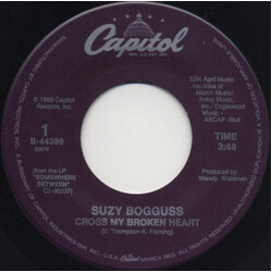 Suzy Bogguss Cross My Broken Heart USED VINYL 7INCH 45 RPM SINGLE
