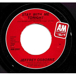 Jeffrey Osborne Stay With Me Tonight USED VINYL 7INCH 45 RPM SINGLE STEREO