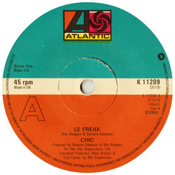Chic Le Freak USED VINYL 7INCH 45 RPM SINGLE STEREO