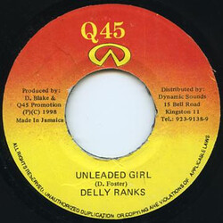 Delly Ranks Unleaded Girl USED VINYL 7INCH 45 RPM SINGLE
