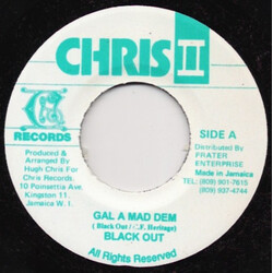 Blackout Ja Gal A Mad Dem USED VINYL 7INCH 45 RPM SINGLE