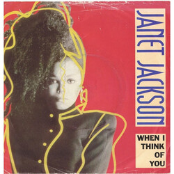 Janet Jackson When I Think Of You USED VINYL 7INCH 45 RPM SINGLE