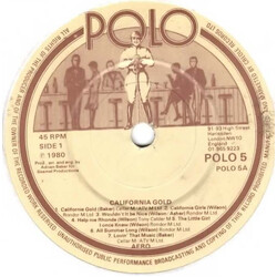 Aero (4) California Gold USED VINYL 7INCH SINGLE
