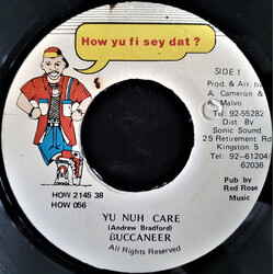 Buccaneer Yu Nuh Care USED VINYL 7INCH 45 RPM