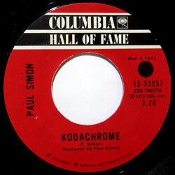 Paul Simon Kodachrome / Loves Me Like A Rock USED VINYL 7INCH 45 RPM