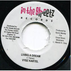 Vybz Kartel Living A Dream USED VINYL 7INCH 45 RPM