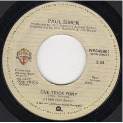 Paul Simon One-Trick Pony USED VINYL 7INCH SINGLE STYRENE