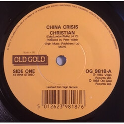China Crisis Christian / Wishful Thinking USED VINYL 7INCH SINGLE 45 RPM