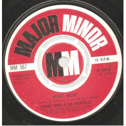 Tommy James & The Shondells Mony, Mony USED VINYL 7INCH 45 RPM SINGLE